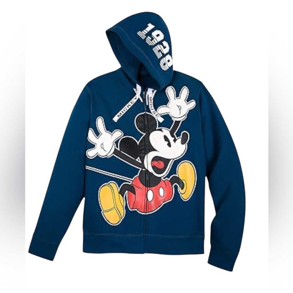 Disney Mickey Mouse 1928 Graphic Full Zip
Hoodie Sweatshirt women’s‎ size SMALL